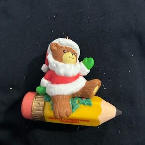 Merry Christmas Teacher ornament